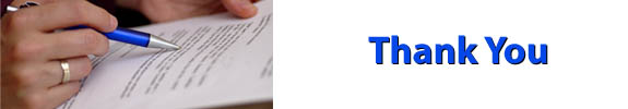 ISP Account Thank You